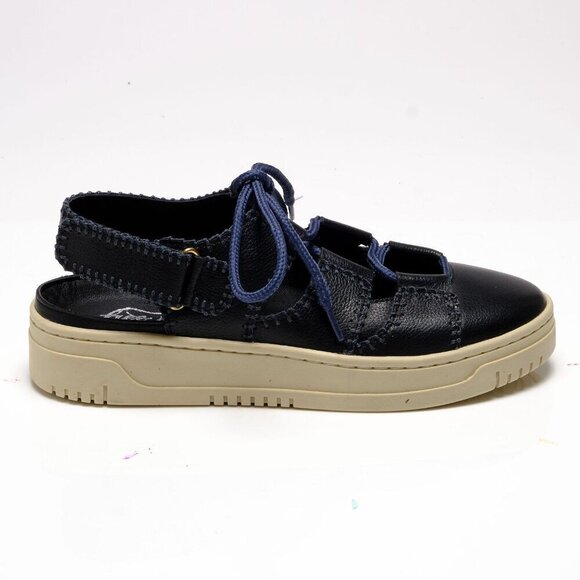 🆕 FREE PEOPLE Thirty Love Cutaway Sneakers / Black NIB Sz 9 - Picture 6 of 10